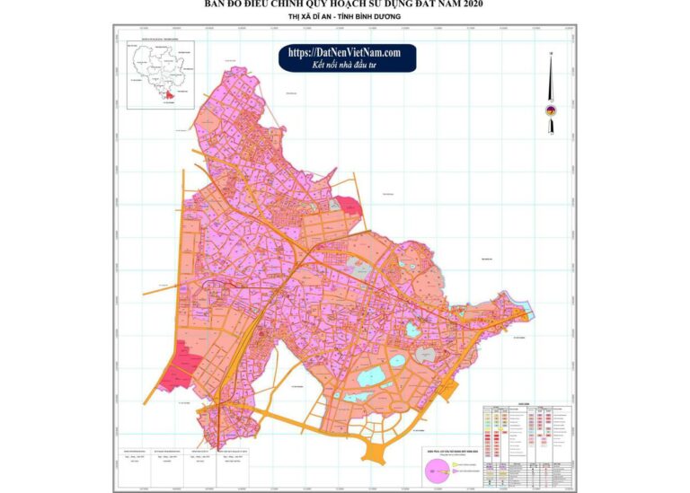 Tổng hợp thông tin và bản đồ quy hoạch Thị xã Dĩ An