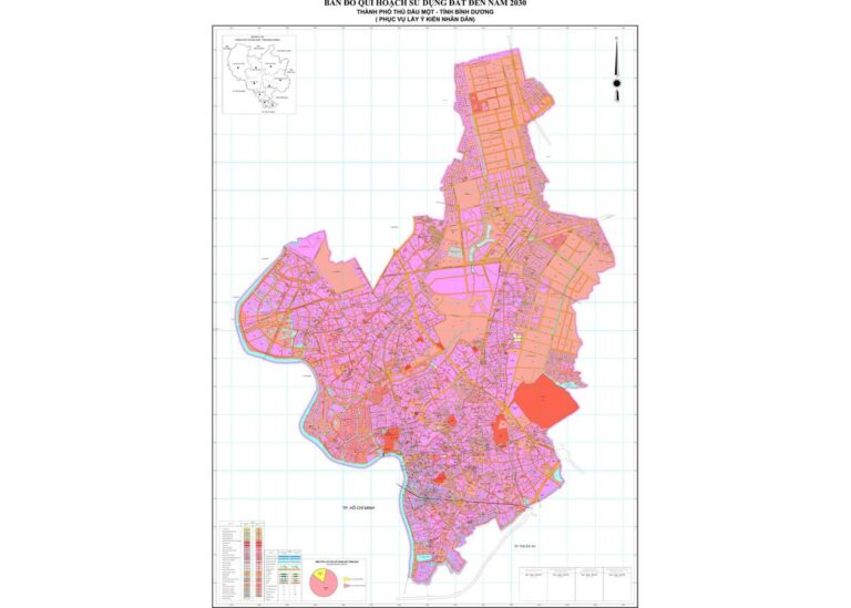Tổng hợp thông tin và bản đồ quy hoạch Thành phố Thủ Dầu Một