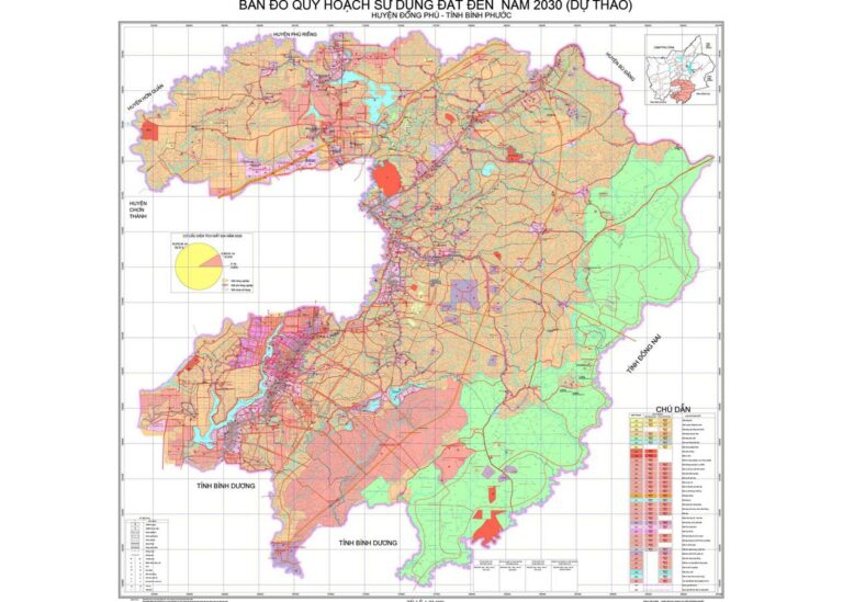 Tổng hợp thông tin và bản đồ quy hoạch Huyện Đồng Phú