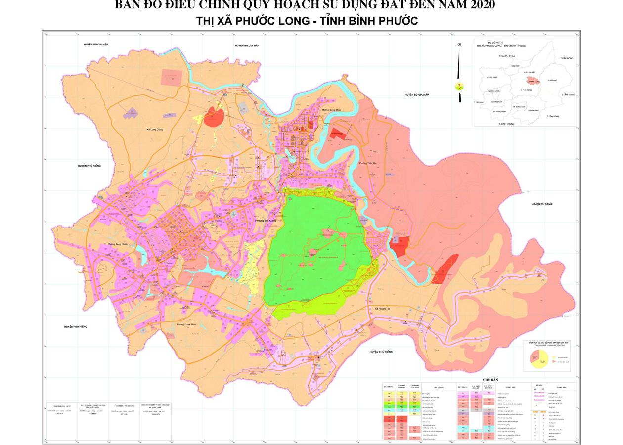 Bản đồ quy hoạch Thị xã Phước Long