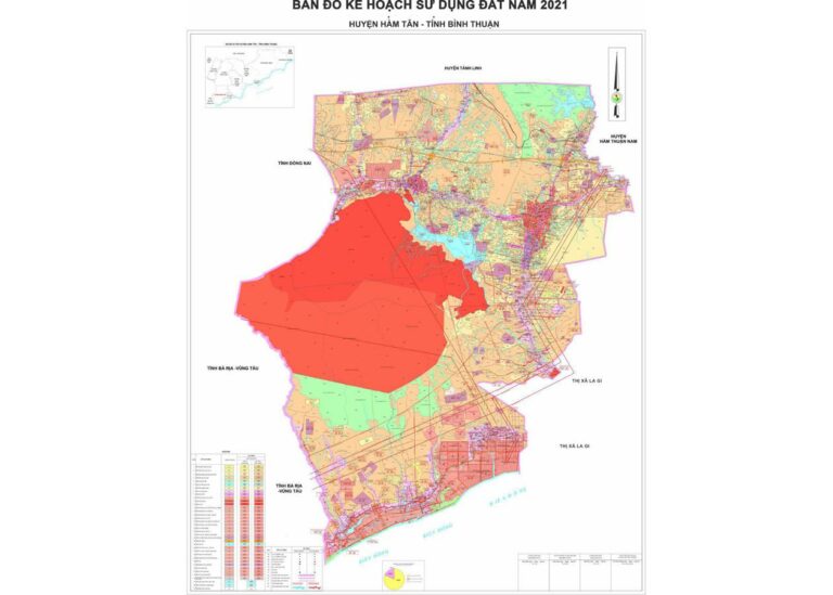 Tổng hợp thông tin và bản đồ quy hoạch Huyện Hàm Tân