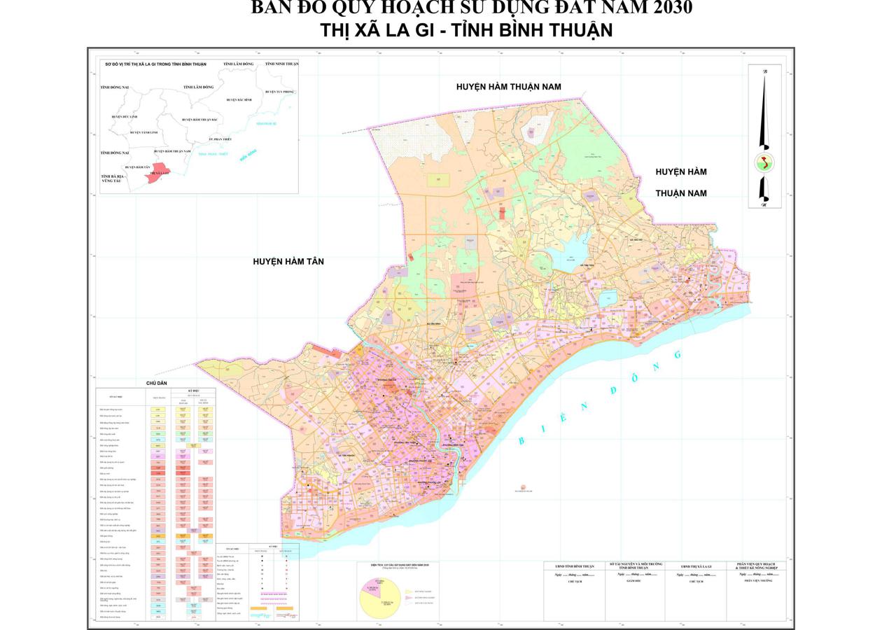 Bản đồ quy hoạch Thị xã La Gi