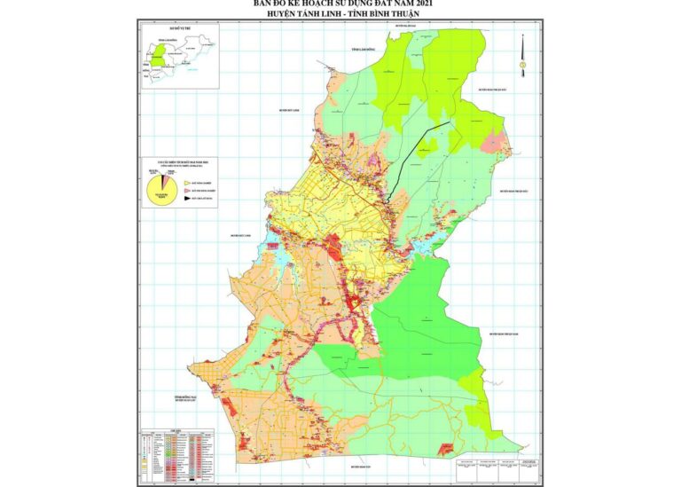 Tổng hợp thông tin và bản đồ quy hoạch Huyện Tánh Linh