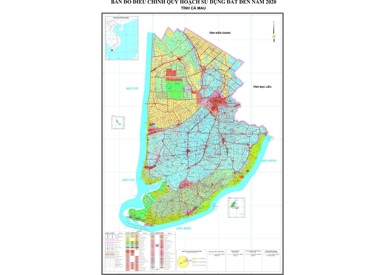 Bản đồ quy hoạch Thành phố Cà Mau
