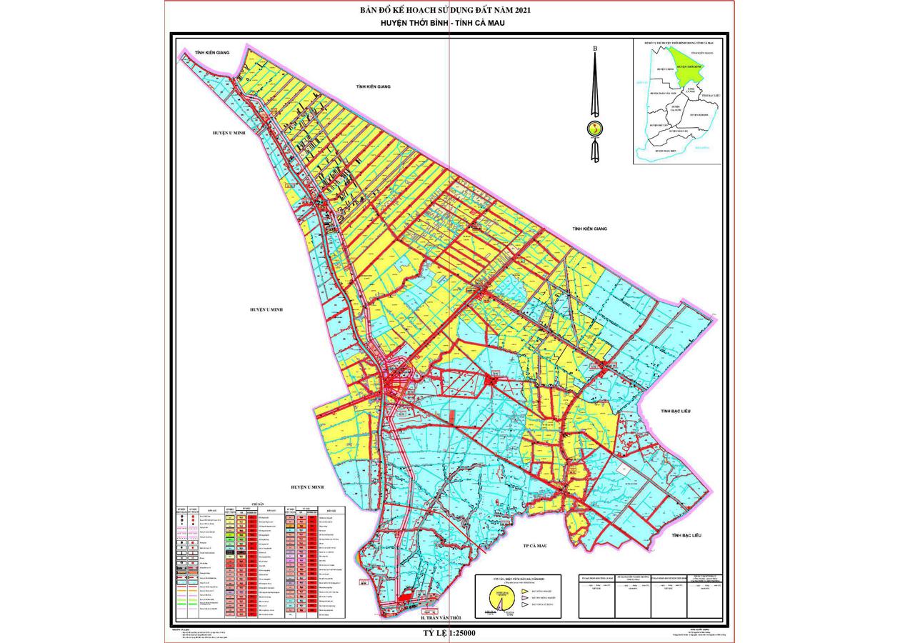 Bản đồ quy hoạch Huyện Thới Bình
