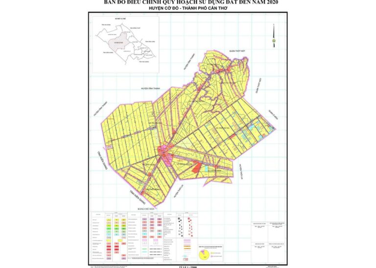 Tổng hợp thông tin và bản đồ quy hoạch Huyện Cờ Đỏ