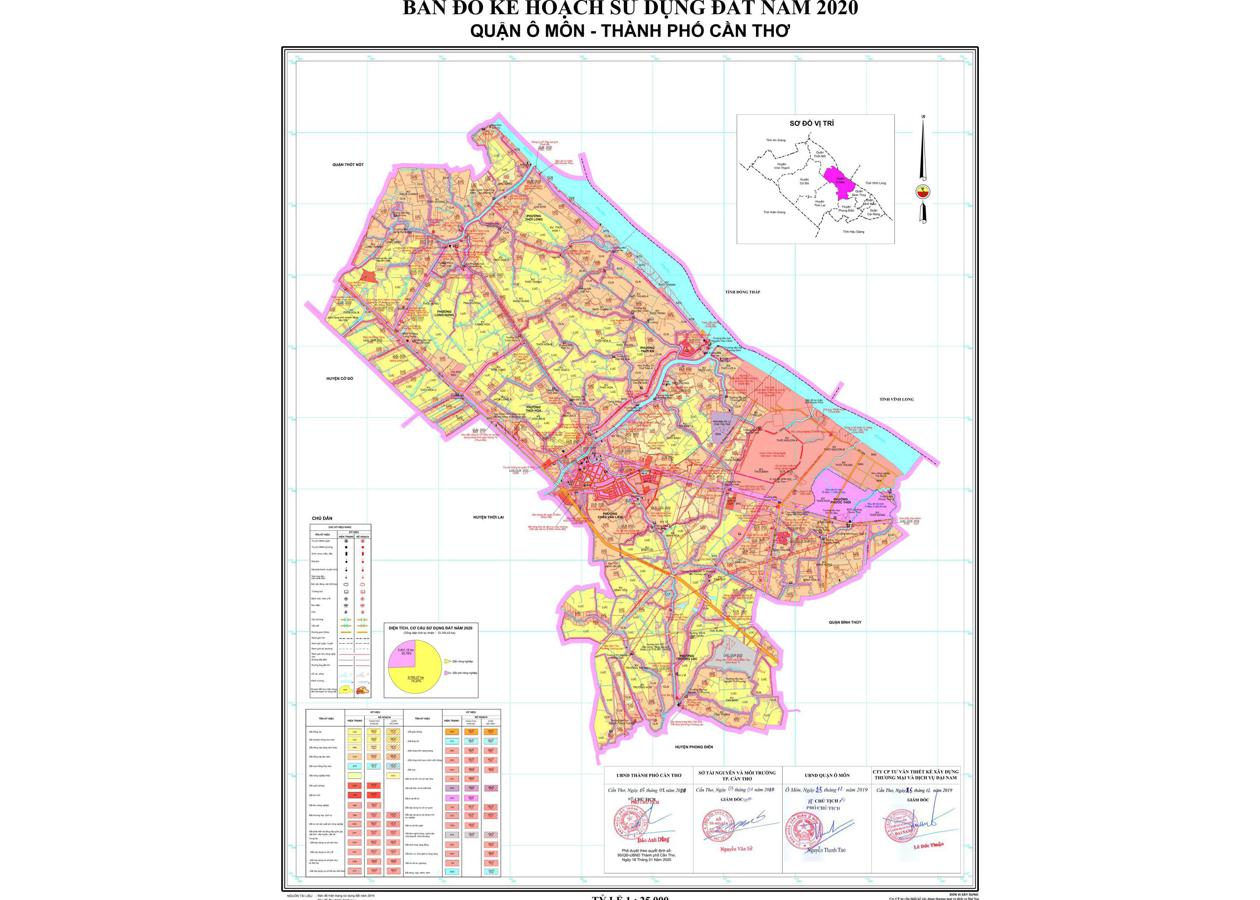 Bản đồ quy hoạch Quận Ô Môn