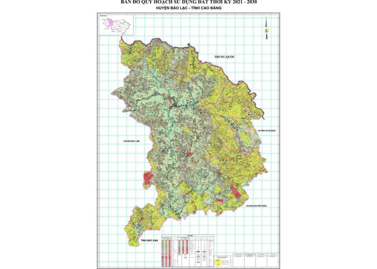 Tổng hợp thông tin và bản đồ quy hoạch Huyện Bảo Lạc