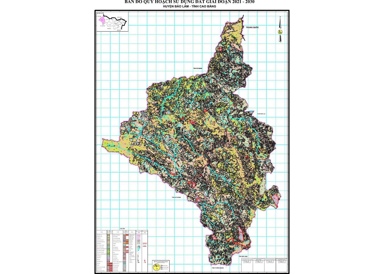 Bản đồ quy hoạch Huyện Bảo Lâm - Cao Bằng