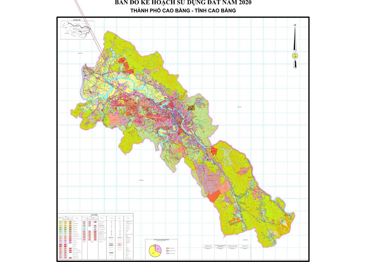 Bản đồ quy hoạch Thành phố Cao Bằng