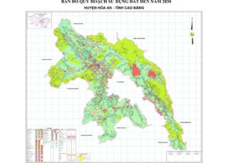 Tổng hợp thông tin và bản đồ quy hoạch Huyện Hòa An