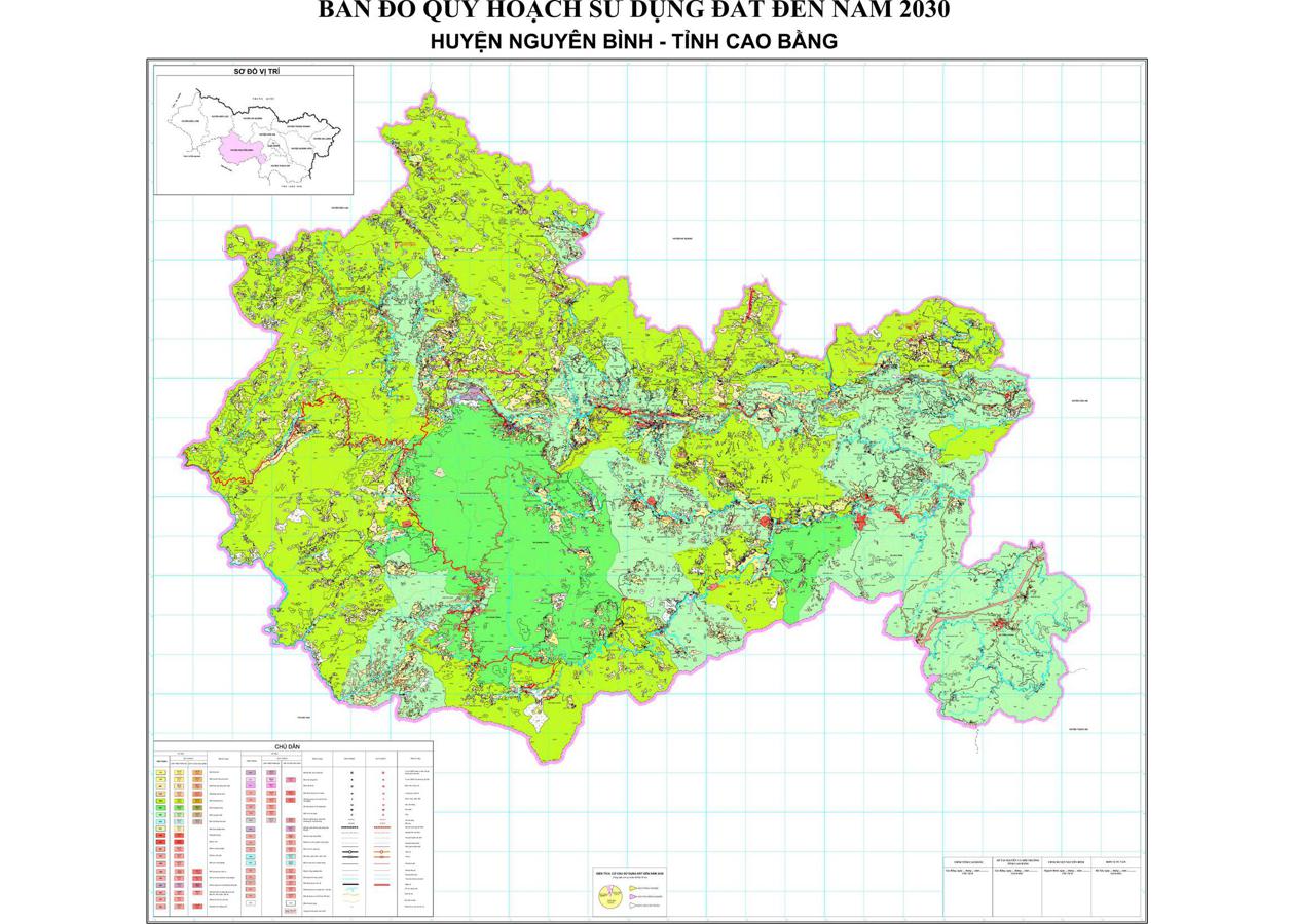 Bản đồ quy hoạch Huyện Nguyên Bình