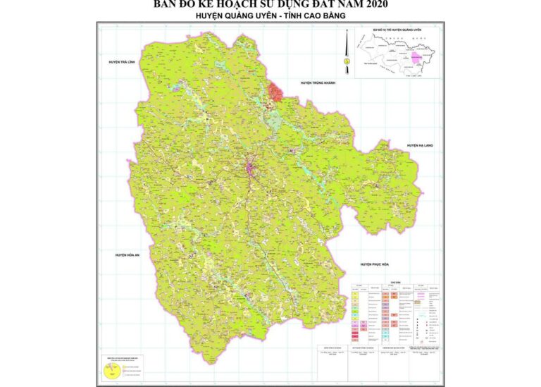 Tổng hợp thông tin và bản đồ quy hoạch Huyện Quảng Uyên