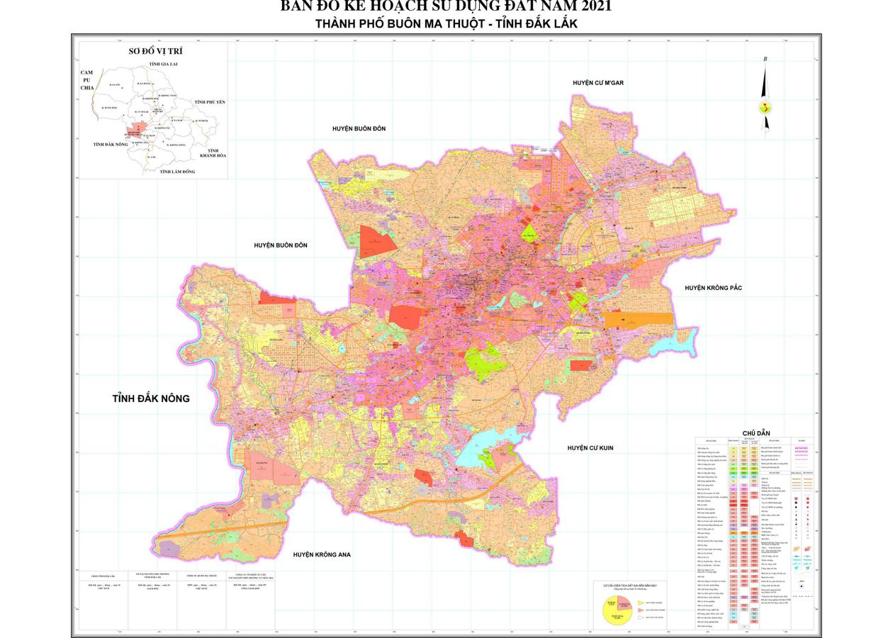 Bản đồ quy hoạch Thành phố Buôn Ma Thuột