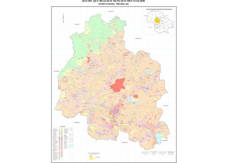 Tổng hợp thông tin và bản đồ quy hoạch Huyện Cư M'gar