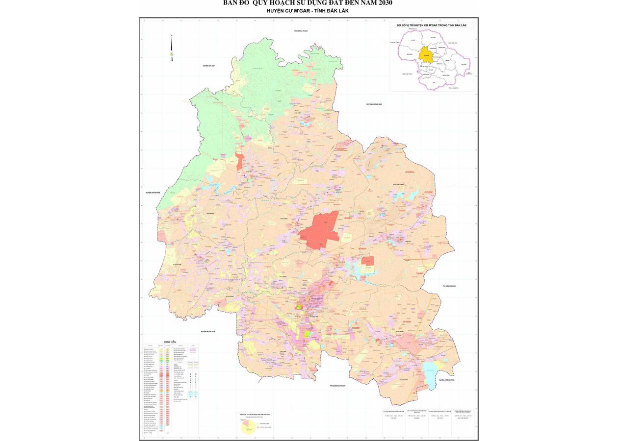 Bản đồ quy hoạch Huyện Cư M'gar