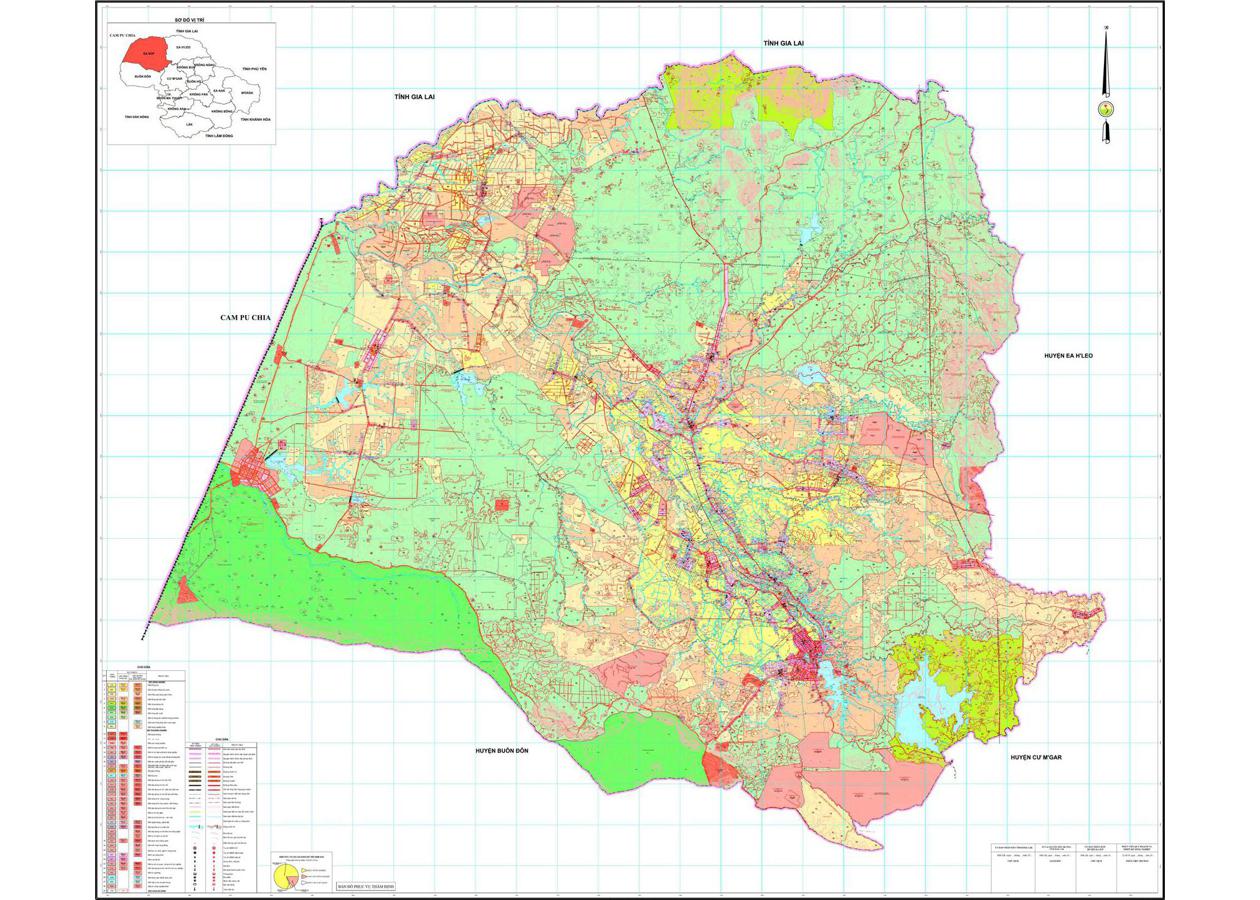 Bản đồ quy hoạch Huyện Ea Súp