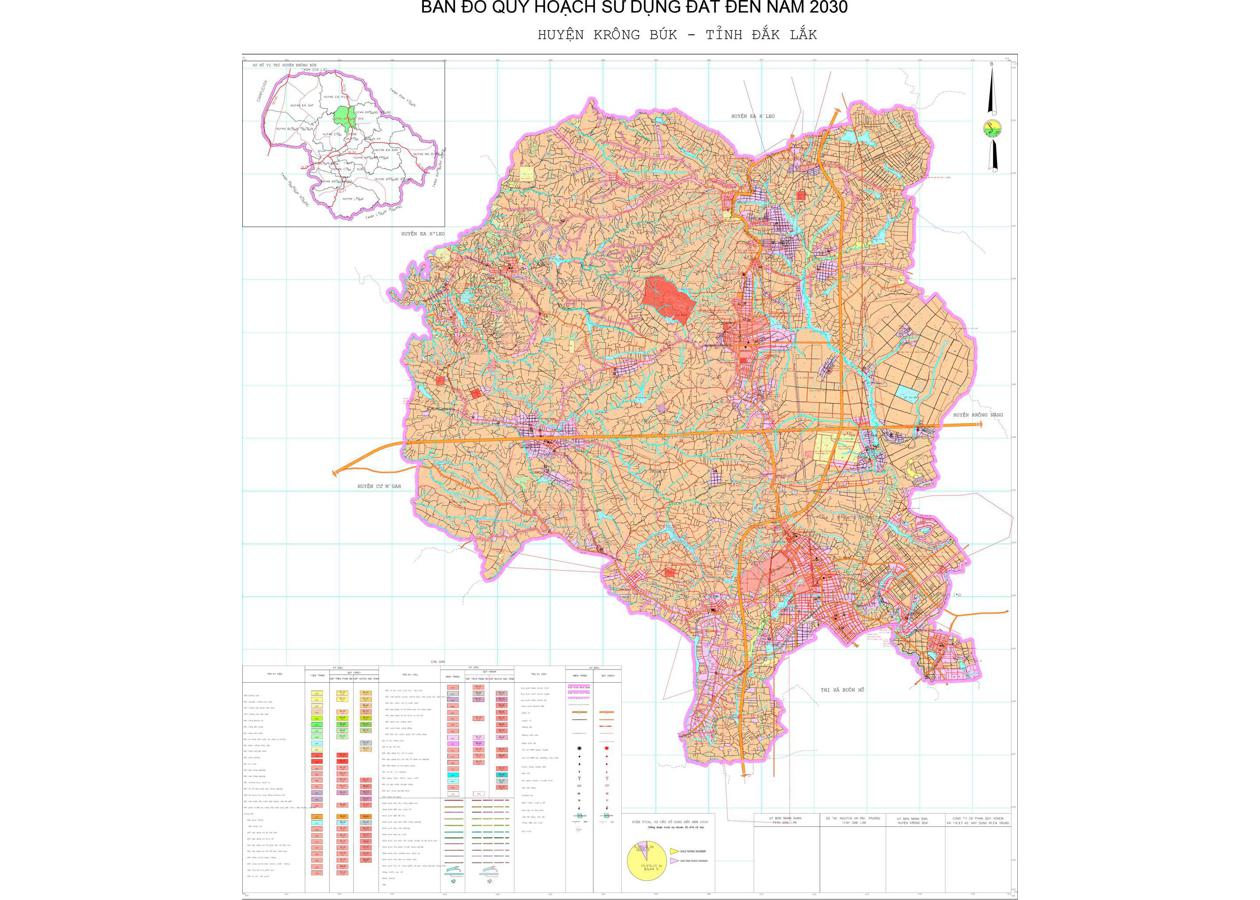 Bản đồ quy hoạch Huyện Krông Búk