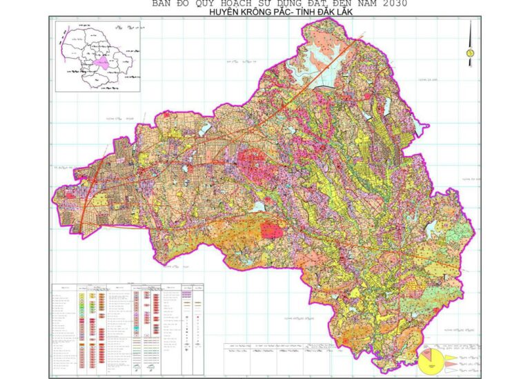 Tổng hợp thông tin và bản đồ quy hoạch Huyện Krông Pắk