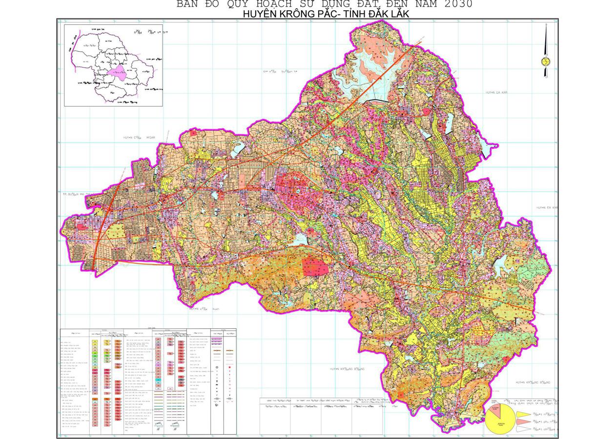 Bản đồ quy hoạch Huyện Krông Pắk