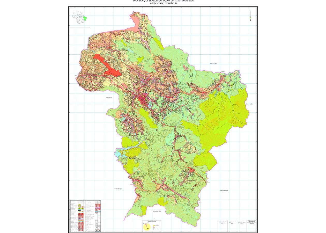 Bản đồ quy hoạch Huyện M'Drắk