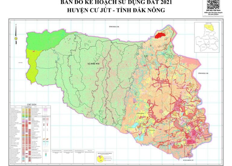 Tổng hợp thông tin và bản đồ quy hoạch Huyện Cư Jút