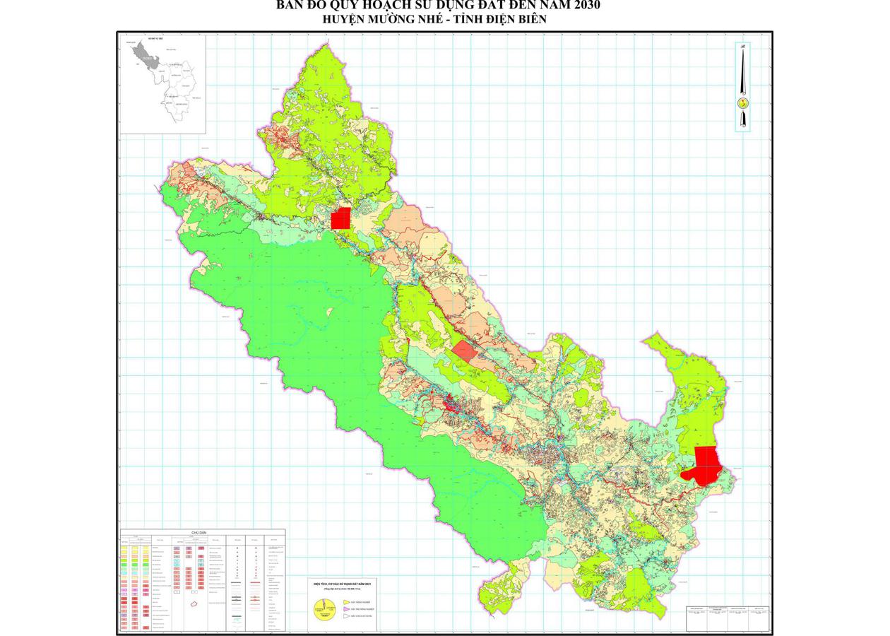 Bản đồ quy hoạch Huyện Mường Nhé