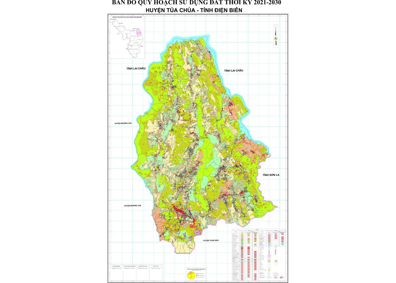 Bản đồ quy hoạch Huyện Tủa Chùa