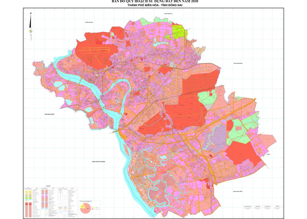 Bản đồ quy hoạch Thành phố Biên Hòa