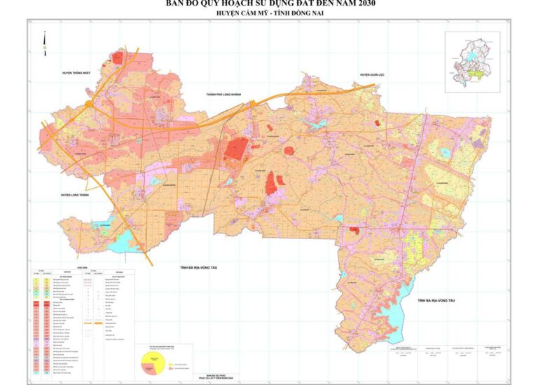 Tổng hợp thông tin và bản đồ quy hoạch Huyện Cẩm Mỹ