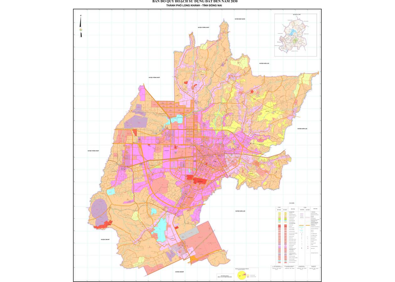 Bản đồ quy hoạch Thành phố Long Khánh