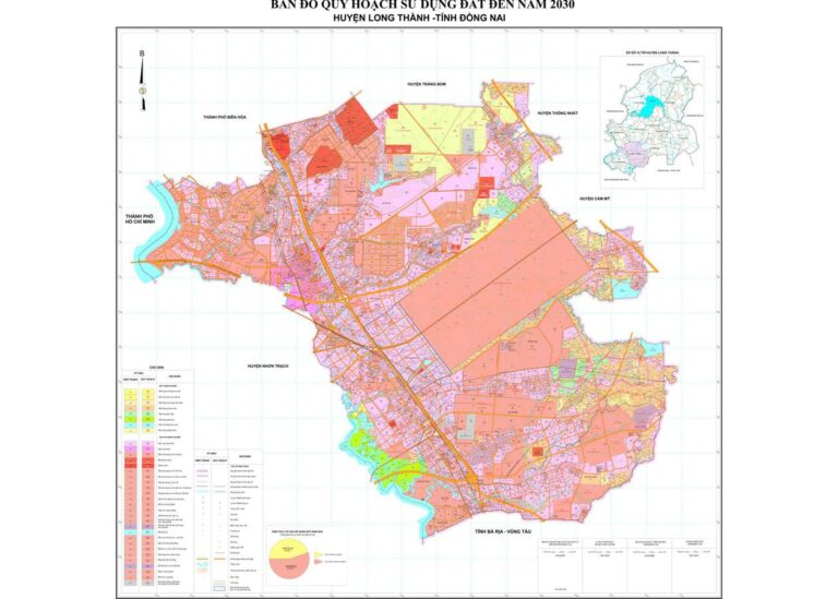 Tổng hợp thông tin và bản đồ quy hoạch Huyện Long Thành