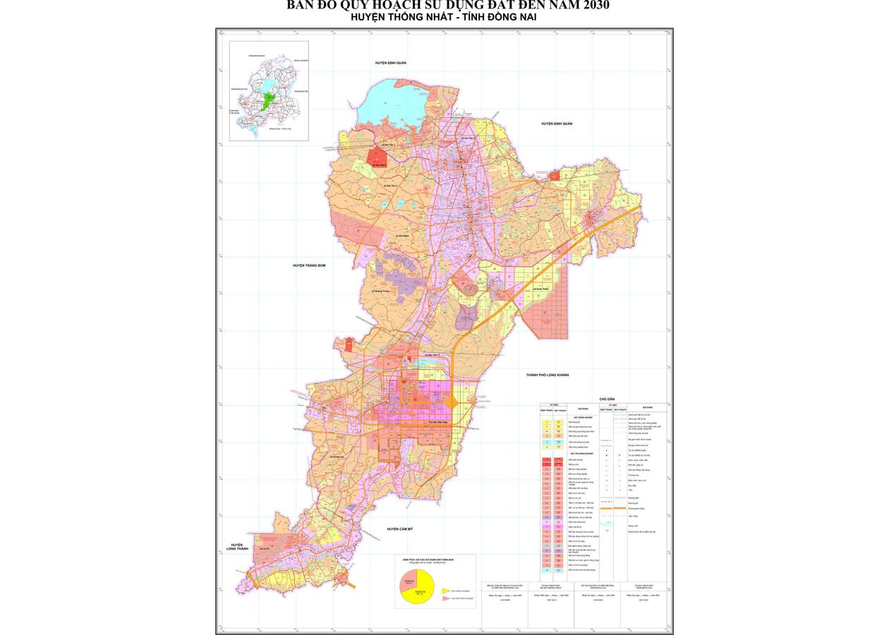 Bản đồ quy hoạch Huyện Thống Nhất