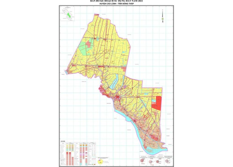 Tổng hợp thông tin và bản đồ quy hoạch Huyện Cao Lãnh