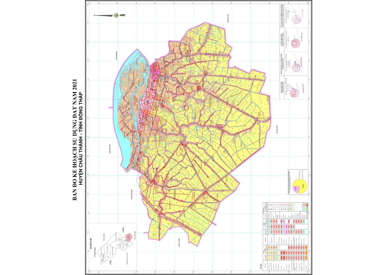 Bản đồ quy hoạch Huyện Châu Thành - Đồng Tháp