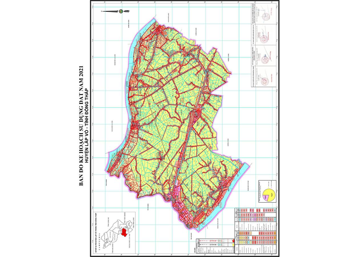 Bản đồ quy hoạch Huyện Lấp Vò
