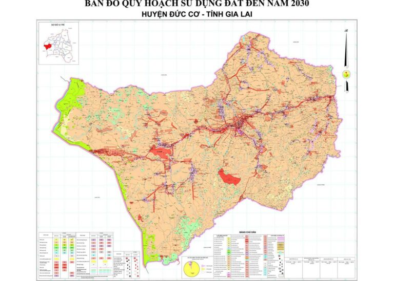 Tổng hợp thông tin và bản đồ quy hoạch Huyện Đức Cơ