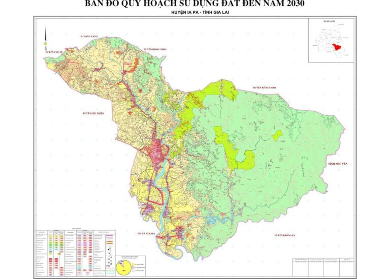 Tổng hợp thông tin và bản đồ quy hoạch Huyện Ia Pa