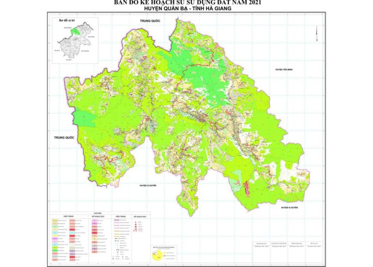 Tổng hợp thông tin và bản đồ quy hoạch Huyện Quản Bạ