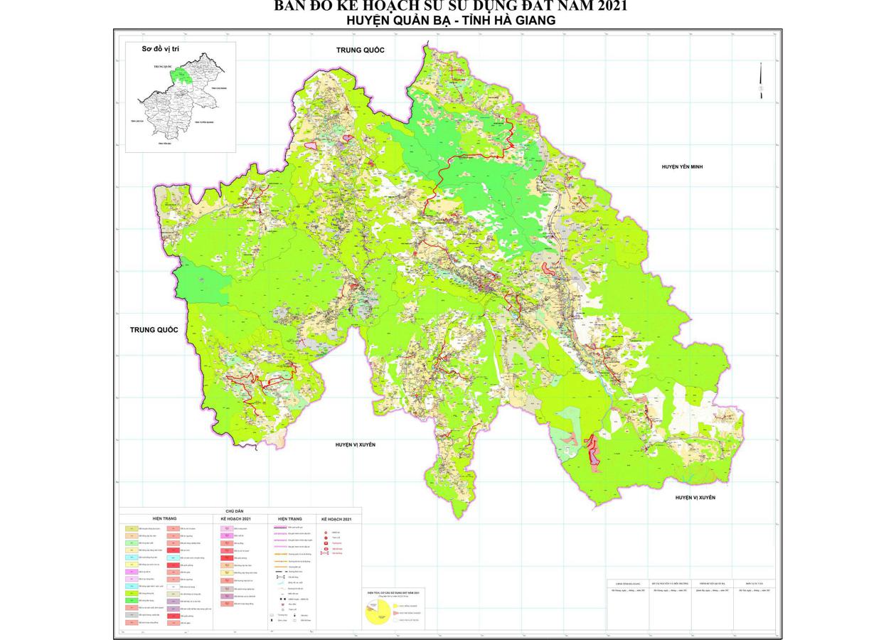 Bản đồ quy hoạch Huyện Quản Bạ