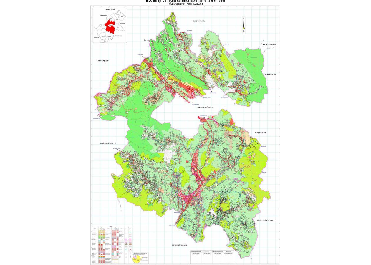 Bản đồ quy hoạch Huyện Vị Xuyên