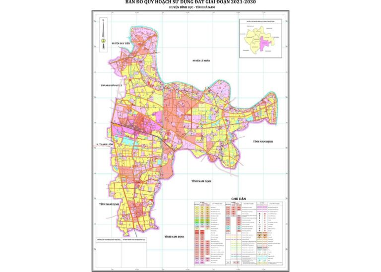 Tổng hợp thông tin và bản đồ quy hoạch Huyện Bình Lục