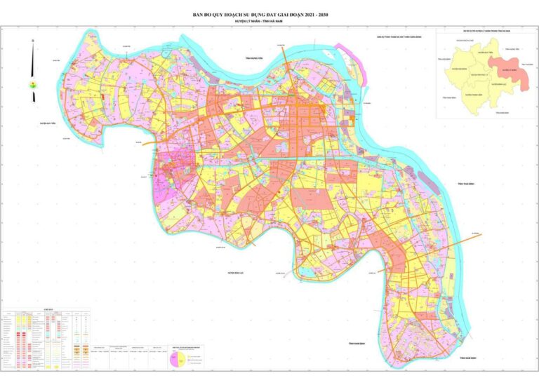 Tổng hợp thông tin và bản đồ quy hoạch Huyện Lý Nhân