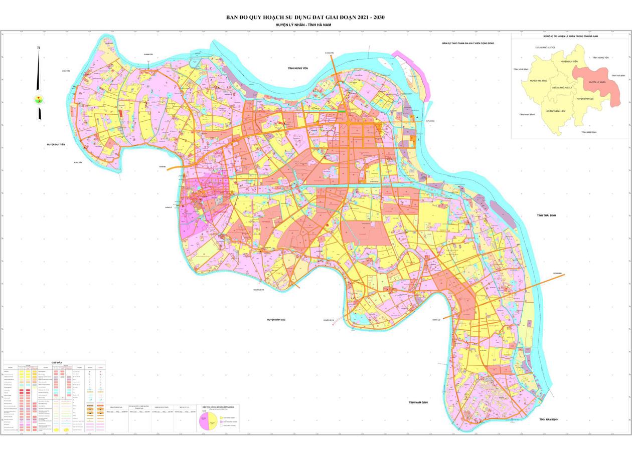 Bản đồ quy hoạch Huyện Lý Nhân