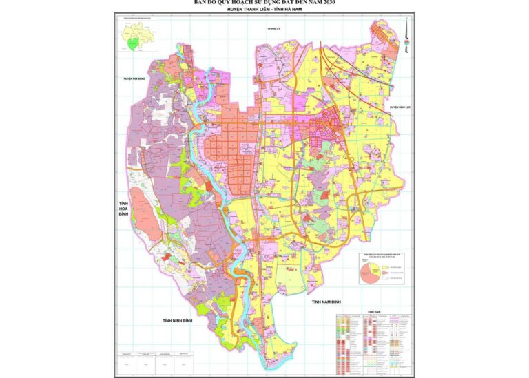 Tổng hợp thông tin và bản đồ quy hoạch Huyện Thanh Liêm
