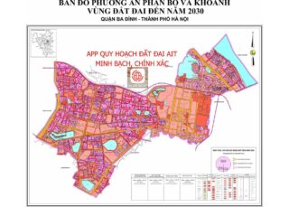 Bản đồ quy hoạch Quận Ba Đình