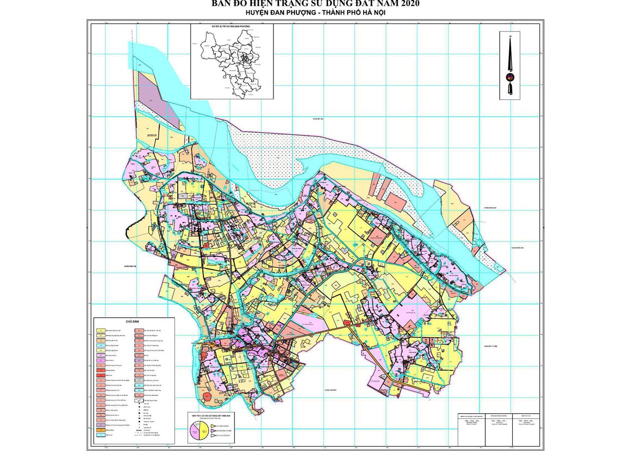 Bản đồ quy hoạch Huyện Đan Phượng