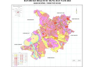 Bản đồ quy hoạch Quận Hà Đông