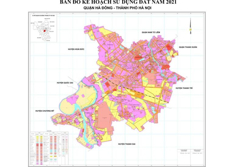 Tổng hợp thông tin và bản đồ quy hoạch Quận Hà Đông