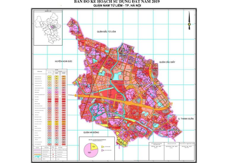 Tổng hợp thông tin và bản đồ quy hoạch Quận Nam Từ Liêm